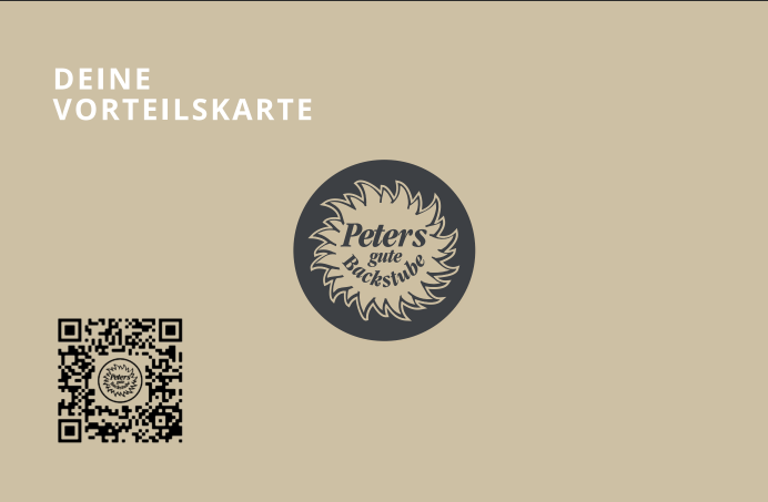 Vorteilskarte Vorderseite